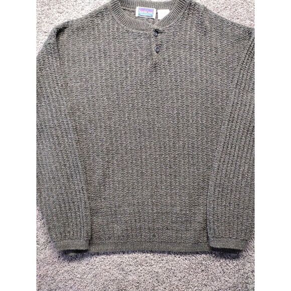 Vintage North Crest Sweater Mens Large Pullover Hand Framed Dad Grandpa USA - Picture 5 of 10